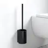 Image de Keuco Plan Black Selection Porte-brosse WC avec brosse, 14972370200,
