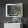 Image de Keuco Royal Lumos Armoire de toilette, 2 portes, 14328171301,