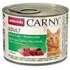 Image de Nourriture pour chat GranCarno Adult d’animonda, nourriture humide pour chat adulte, boeuf, dinde + lapin, 6 x 200 g