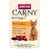 Image de animonda Carny Pouch Nourriture Humide pour Chatons jusqu'à 1 an Boeuf + volaille 12 x 85 g