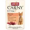Image de animonda Carny Kitten Boeuf, Veau + Poulet (12 x 85 g) - Nourriture Humide pour Chatons en Croissance - sans céréales ni Sucre - Nourriture Humide pour Chat - avec ingrédients Frais