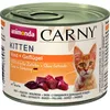 Image de Carny Nourriture Humide pour Chatons - Volaille + boeuf (12 x 200 g) - Nourriture Humide sans céréales ni Sucre - Animonda pour Chatons en Croissance jusqu'à 1 an - avec ingrédients Frais