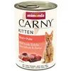 Image de Carny Nourriture Humide pour Chatons au Boeuf + Dinde (12 x 400 g) - Sans Céréales ni Sucre - Animonda pour Chatons en Croissance jusqu'à 1 An - Avec Ingrédients Frais