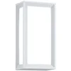 Image de TRIO, Applique, Timok incl. 1 x LED,E27,6,0 Watt,3000K,470 Lm. Plastique, Blanc, Corps: Fonte daluminium, Blanc L:15,0cm, L:10,0cm, H:28,5cm IP54,Montage au mur