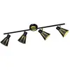 Image de TRIO, Spot, Houston 4xE14, max.40,0 W Corps: metal, noir mat L:69,5cm, L:9,0cm, H:19,0cm IP20