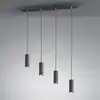 Image de TRIO Leuchten Marley Suspension, 4 sources lumineuses, 312400432,