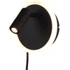 Image de Trio Leuchten Jordan 229210232 Applique murale LED en métal noir mat 5 W + LED 2 W