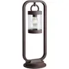 Image de Trio Leuchten Sambesi 504160124 Lampadaire d'extérieur, en fonte d'aluminium, couleur : rouille et acrylique transparent, avec culot :1 x E27