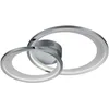 Image de Trio, Plafonnier, Granada incl. 1 x LED,SMD,29,0 Watt,3000K,2650 Lm. Corps: Métal, Chrome L:59,0cm, L:43,0cm, H:8,5cm Réglable avec interrupteur,IP20