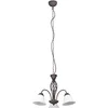 Image de Trio, Lustre, Rustica 3xE14, max.40,0 W Verre, Blanc, Corps: Métal, Rouille Ø:55,0cm, H:150,0cm IP20,Sans illuminant,Source lumineuse remplaçable p