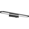 Image de Trio, Applique, Gianni incl. 1 x LED,SMD,22,0 Watt,3000K,2700 Lm. Corps: Métal, noir mat L:60,0cm, L:15,0cm, H:8,0cm Interrupteur,Montage au mur,IP44