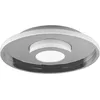 Image de Trio, Plafonnier, Ascari incl. 1 x LED,SMD,35,0 Watt,3000K,4100 Lm. Plastique, Blanc, Corps: Métal, Chrome Ø:40,0cm, H:6,8cm IP20,IP44