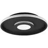 Image de Trio, Plafonnier, Ascari incl. 1 x LED,SMD,35,0 Watt,3000K,4100 Lm. Plastique, Blanc, Corps: Métal, noir mat Ø:40,0cm, H:6,8cm,IP44,