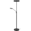 Image de TRIO, Lampadaire, Franklin incl. 1 x LED,SMD,35,0 Watt,2700+3200+4000K,4100 Lm. incl. 1 x LED,SMD,6,5 Watt,2700+3200+4000K,650 Lm. Métal, Noir, Corps: Métal, Antracite