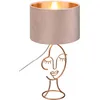 Image de Reality, Lampe de table, Mary 1xE27, max.60,0 W Tissu, beige, Corps: Métal, beige Ø:24,0cm, H:45,5cm Interrupteur de cordon,IP20,Sans illuminant