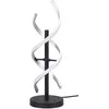 Image de Trio, Lampe de table, Sequence incl. 1 x LED,LED,20,5 Watt,2300+3000+4000K,2600 Lm. Plastique, Blanc, Corps: Aluminium, Aluminium balayé Ø:16,0cm, H:48,5cm Fonction mémoire,IP20