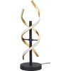 Image de Trio, Lampe de table, Sequence incl. 1 x LED,LED,20,5 Watt,2300+3000+4000K,2600 Lm. Plastique, Blanc, Corps: Aluminium, Laiton mat Ø:16,0cm, H:48,5cm Couleur de lumière réglable,Fonction mémoire,IP20
