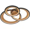 Image de Trio, Plafonnier, Granada incl. 1 x LED,SMD,36,0 Watt,3000K,4300 Lm. Corps: Métal, noir mat IP20