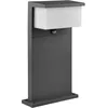 Image de Trio Leuchten LED Éclairage d’extérieur Nestos 540969142, aluminium moulé sous pression anthracite, abat-jour en plastique blanc, avec LED 13 watts, détecteur de mouvement