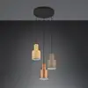 Image de TRIO Leuchten Agudo Suspension à 3 sources lumineuses, 319430317,