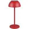 Image de Reality Leuchten R54106110 Ricardo R54106110 Lampe de table d'extérieur à 4 LED 1,7 W en plastique rouge