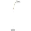 Image de Trio Leuchten Lampadaire TRAVELLER 463400176, Métal Gris Chaud/Laiton, excl. 1x E27