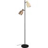 Image de Trio Leuchten Lampadaire AGUDO 419400217, Noir métal mat, excl. 3x E27