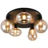 Image de TRIO Leuchten Lumina Plafonnier E14, 617030513,