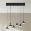 Image de TRIO Leuchten Romeo Suspension à 6 sources lumineuses, LED, 337010632,