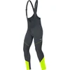 Image de GOREWEAR C3 Cuissard à Bretelles de Cyclisme Homme, GORE WINDSTOPPER, Cuissard Long à Bretelles avec Peau de Chamois pour Tous les Temps, Coupe Ajustée
