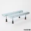 Image de Hoesch 1 paire de pieds de baignoire pliants, 690705,