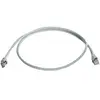 Image de Câble de raccordement réseau informatique RJ45 Telegärtner 100008826 CAT 6a S/FTP gris 7.50 m