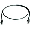 Image de Telegärtner 100008781 RJ45 Câble réseau, câble patch CAT 5e U/UTP 5.00 m noir ignifuge, sans halogène 1 pc(s)