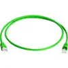 Image de Câble de raccordement réseau informatique RJ45 Telegärtner 100009120 CAT 6a S/FTP vert 25.00 m