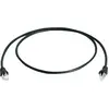 Image de Câble de raccordement réseau informatique RJ45 Telegärtner 100009137 CAT 6a S/FTP noir 50.00 m