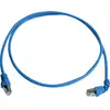 Image de Telegärtner 100008017 RJ45 Câble réseau, câble patch CAT 6a S/FTP 1.00 m bleu ignifuge, sans halogène 1 pc(s)