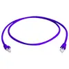 Image de Câble de raccordement réseau informatique RJ45 Telegärtner 100008301 CAT 6a S/FTP lilas 2.00 m
