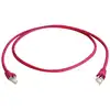 Image de Câble de raccordement réseau informatique RJ45 Telegärtner 100008030 CAT 6a S/FTP rouge 0.25 m