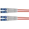 Image de TELEGÄRTNER Cordon FO 2x G50/125 OM4, 1x LC Duplex - 1x LC Duplex, violet, 1 m