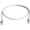 Image de Telegärtner 100008317 RJ45 Câble réseau, câble patch CAT 6 U/UTP 2.00 m gris ignifuge, sans halogène 1 pc(s)