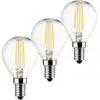 Image de Müller-Licht 400293 LED CEE E (A - G) E14 forme de goutte 4 W = 40 W blanc chaud 3 pc(s)