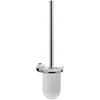 Image de Emco 451500101 Garniture WC Rondo 2", avec récipient en Verre satiné et Manche chromé