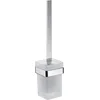 Image de Emco 237578 Loft Brosse de Toilettes à Manche chromé Pot en Verre dépoli Fixation Murale