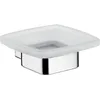 Image de Emco 053000100 Loft Porte-savon suspendu en verre satiné Chromé