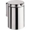 Image de Emco 355300100 System 2 Poubelle Suspendue avec Couvercle en Acier Inoxydable 3 l
