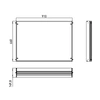 Image de Emco Prestige Cadre d'encastrement pour miroir avec éclairage, 989700007,