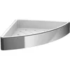 Image de Emco Eckwandkorb Panier à Savon d'angle Chrome/Blanc 179 x 34 x 179 mm
