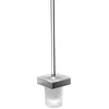 Image de Emco Liaison 181500101 Brosse WC en Verre satiné/chromé/Brosse WC avec Support Mural