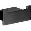 Image de Emco Loft Support Mural Double en Aluminium Facile d'entretien pour 2 Crochets Porte-Serviettes minimalistes à Visser Noir Normal