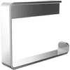Image de EMCO Loft Porte-Rouleau de Papier Toilette Mural Moderne sans Couvercle en Aluminium chromé